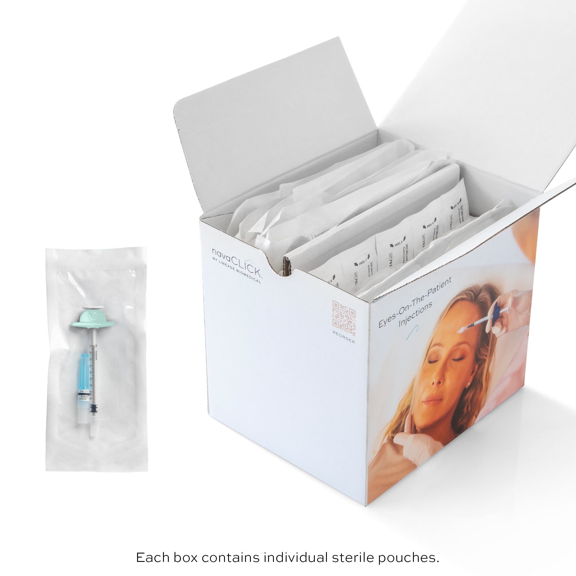 Green NavaClick™ Patient Pouch – Lineage Biomedical