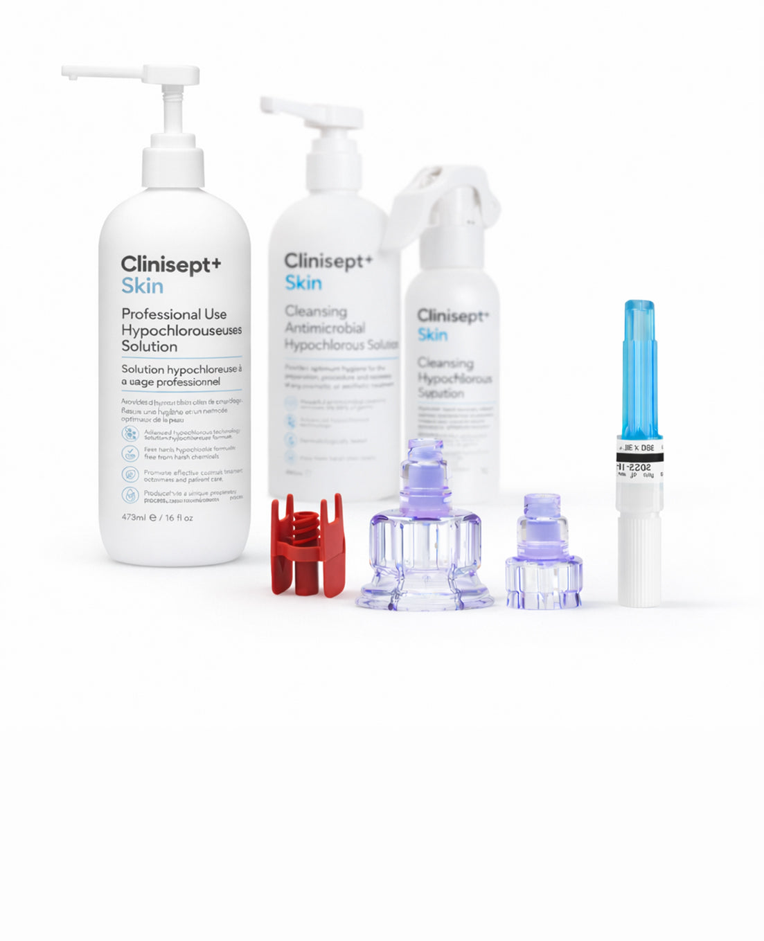 Vial Adapters, Needles, Luer Connector & Hypochlorous Solution